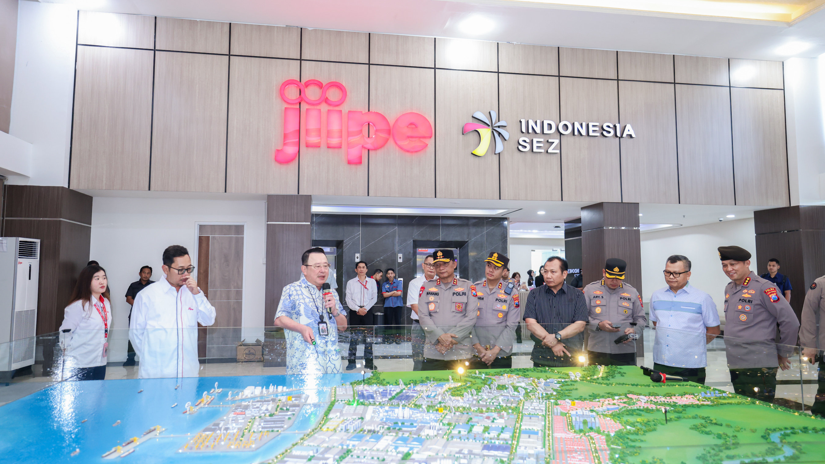 East Java Police Chief Visits JIIPE Special Economic Zone to Review New Police Headquarters